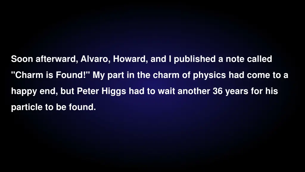 soon afterward alvaro howard and i published