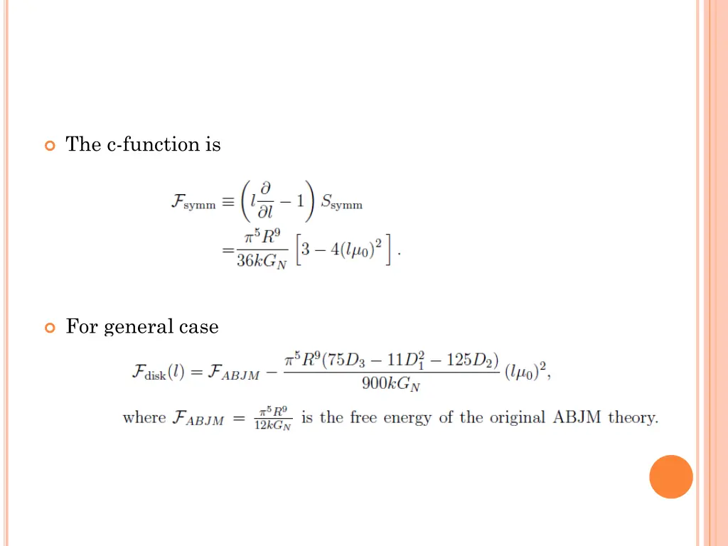the c function is