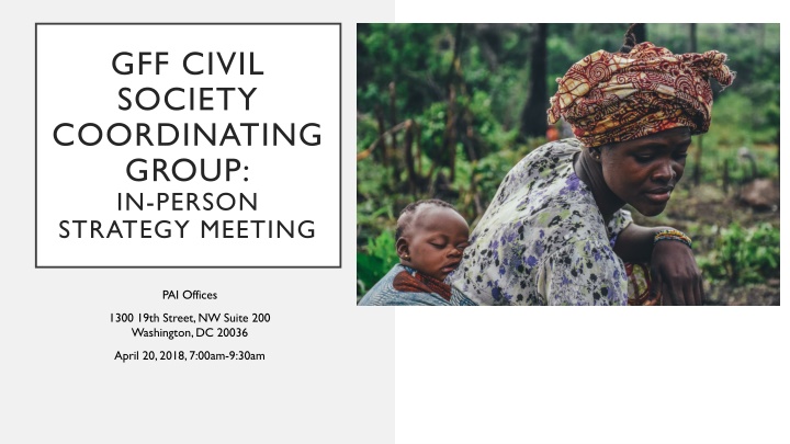 gff civil society coordinating group in person