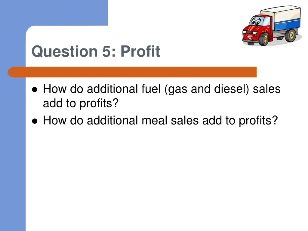 question 5 profit