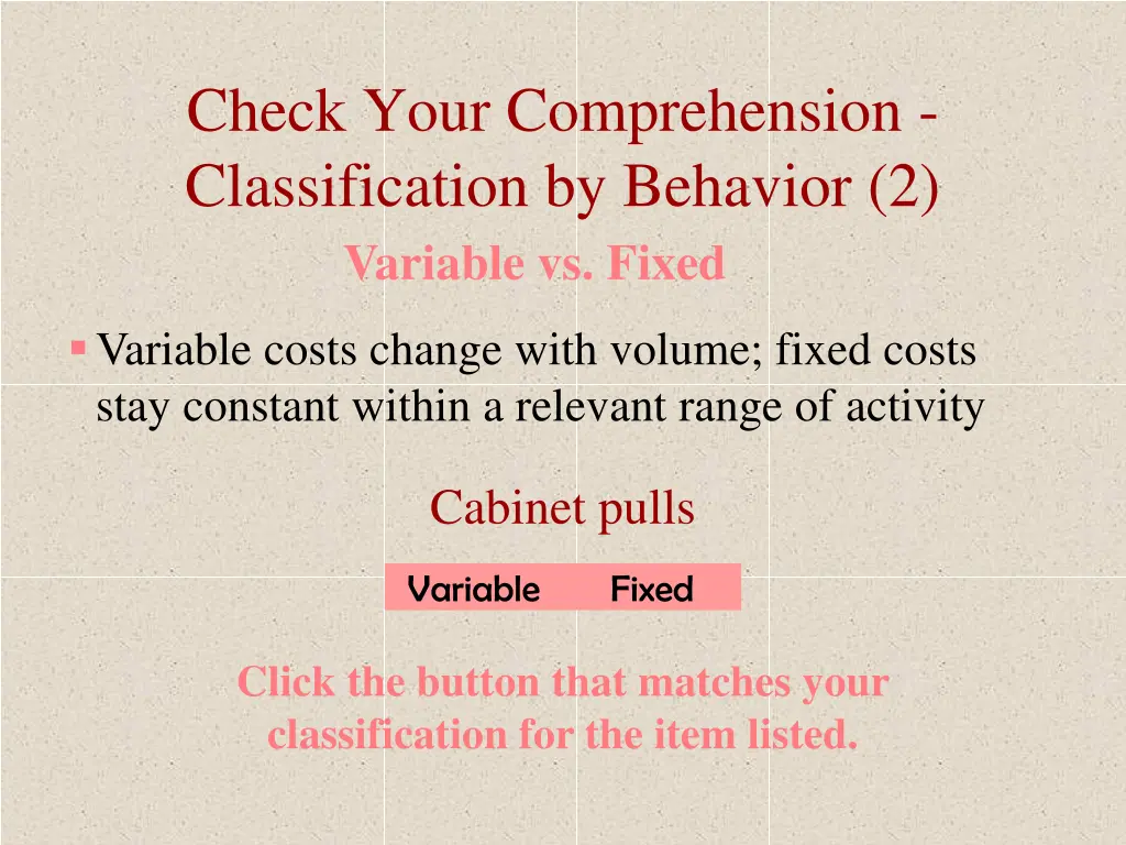 check your comprehension classification 1