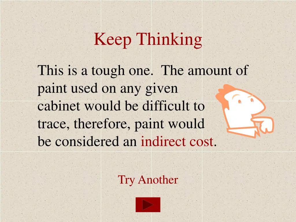 keep thinking