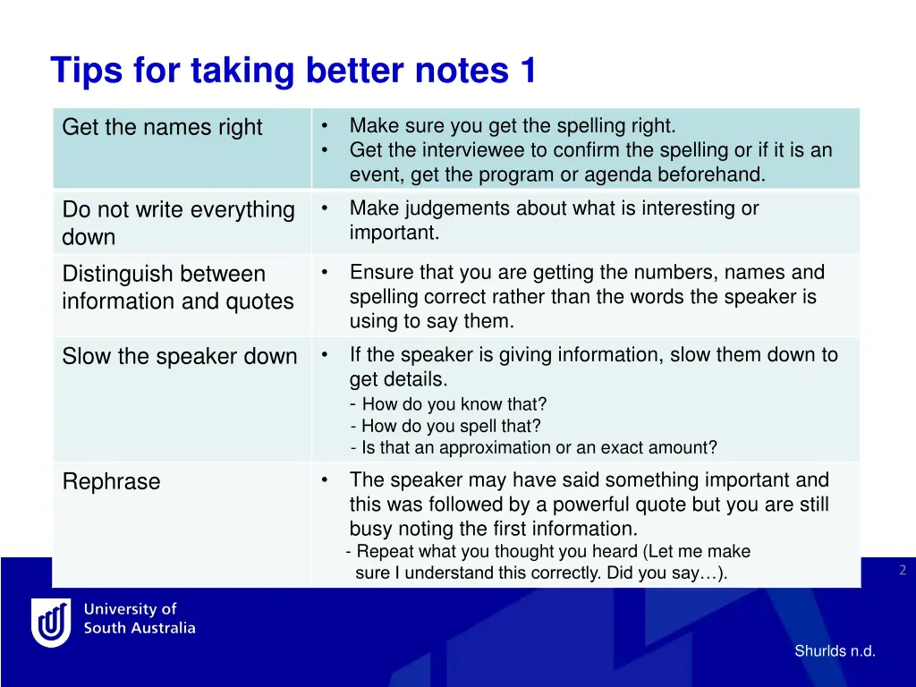 tips for taking better notes 1
