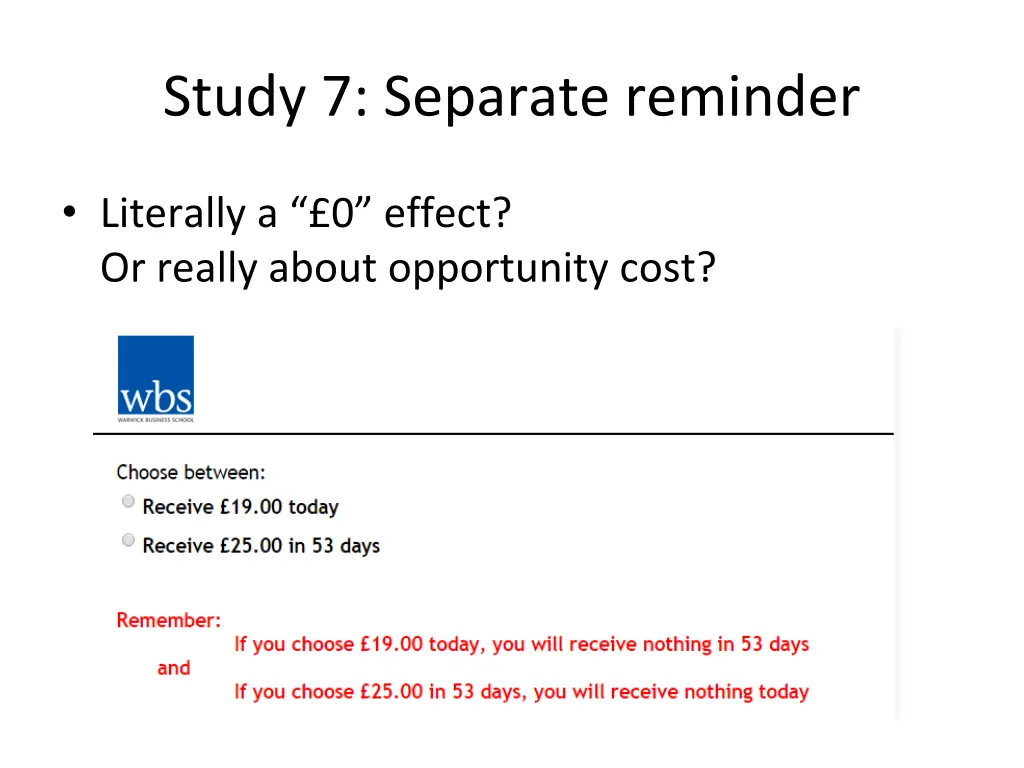study 7 separate reminder