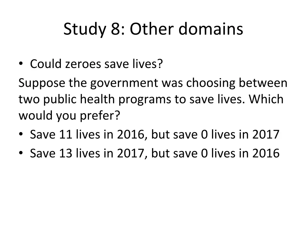 study 8 other domains