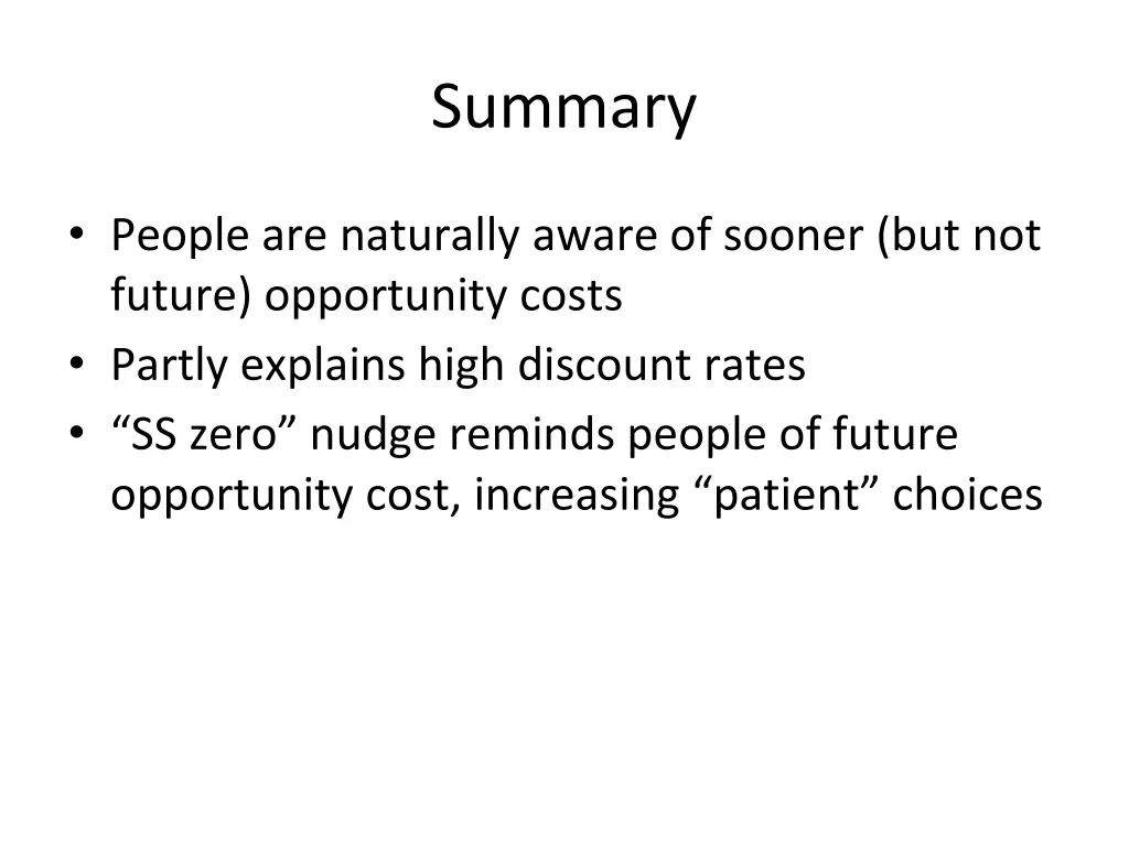 summary
