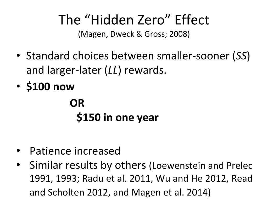 the hidden zero effect magen dweck gross 2008