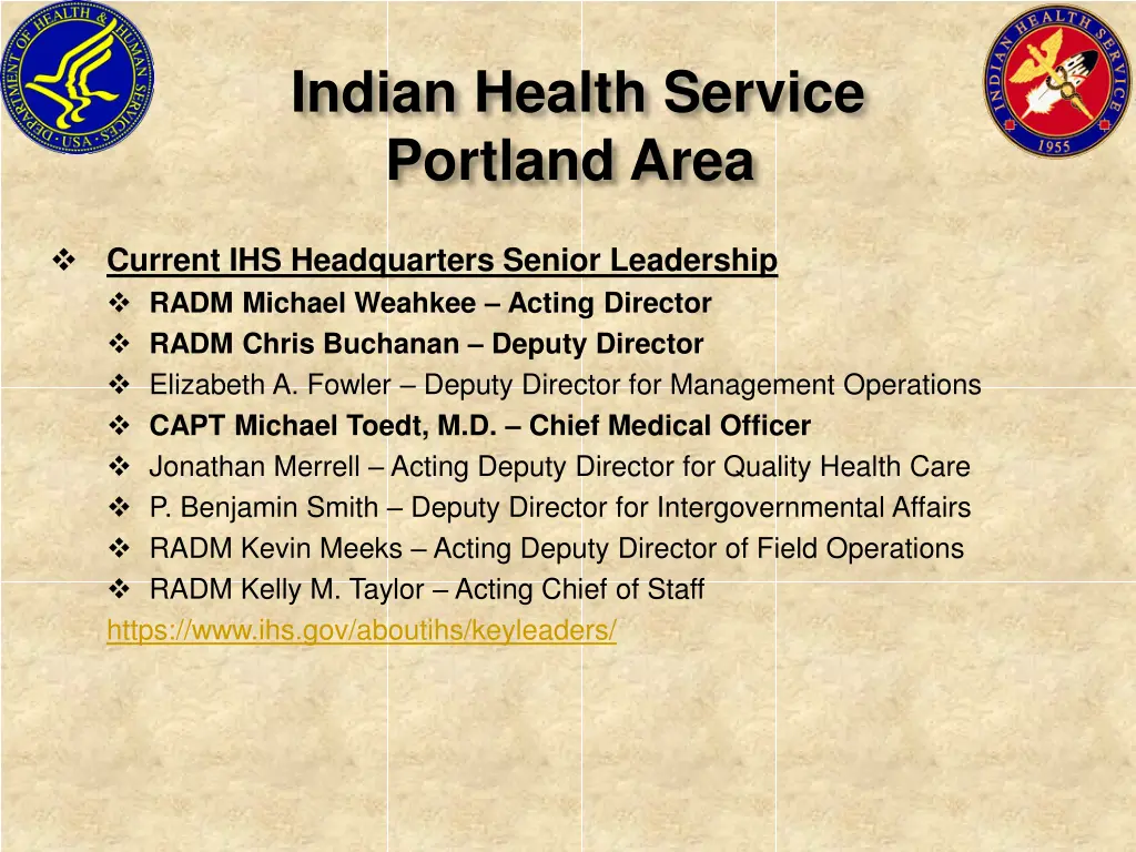 indian health service portland area
