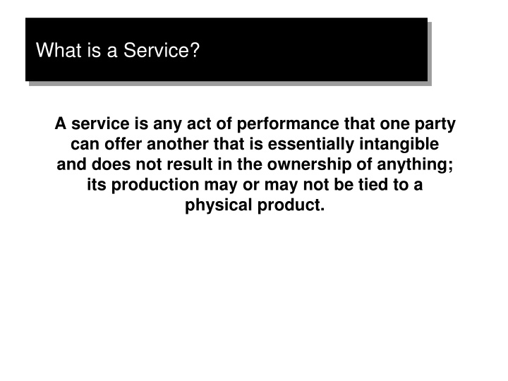 what is a service