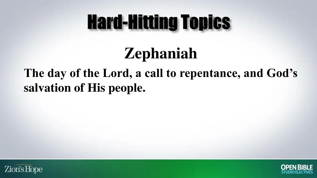 zephaniah