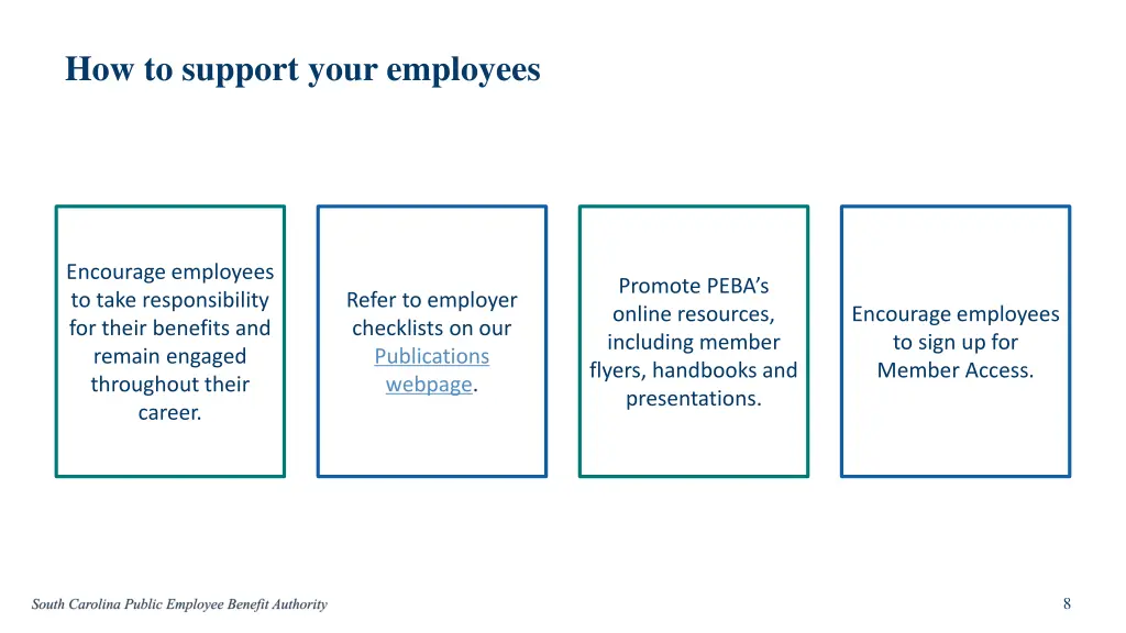how to support your employees