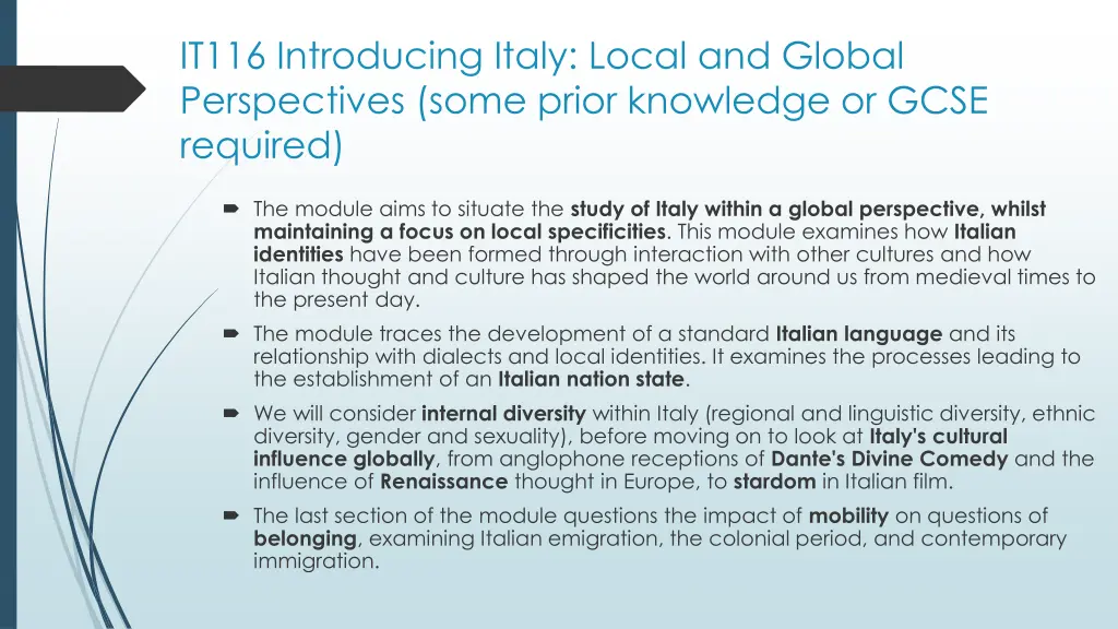 it116 introducing italy local and global