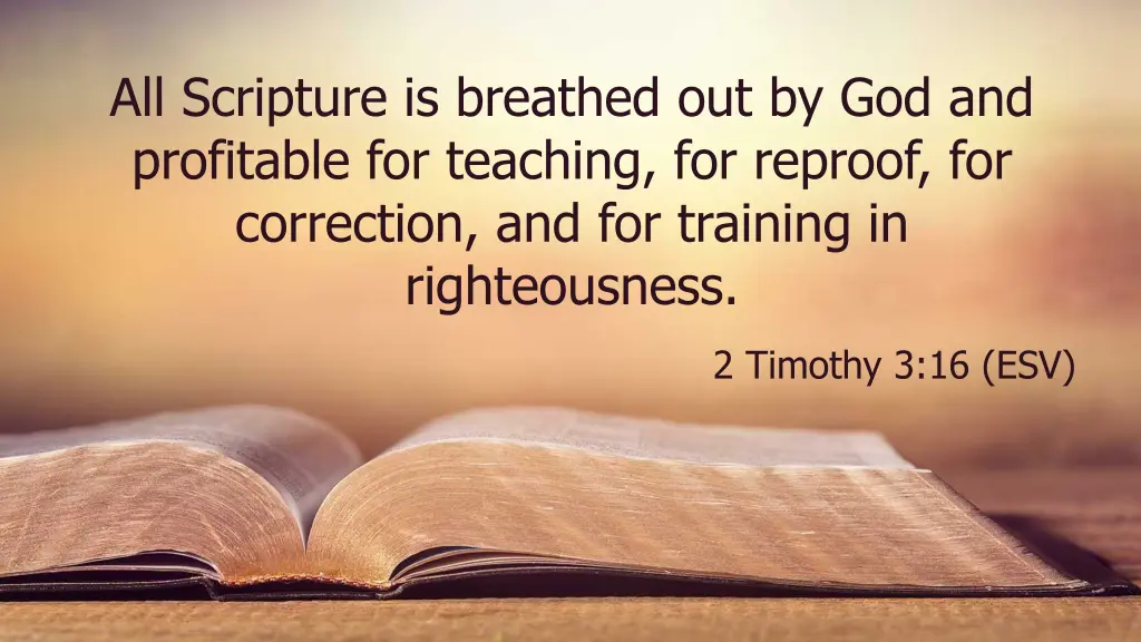 all scripture is breathed
