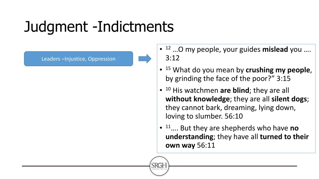 judgment indictments