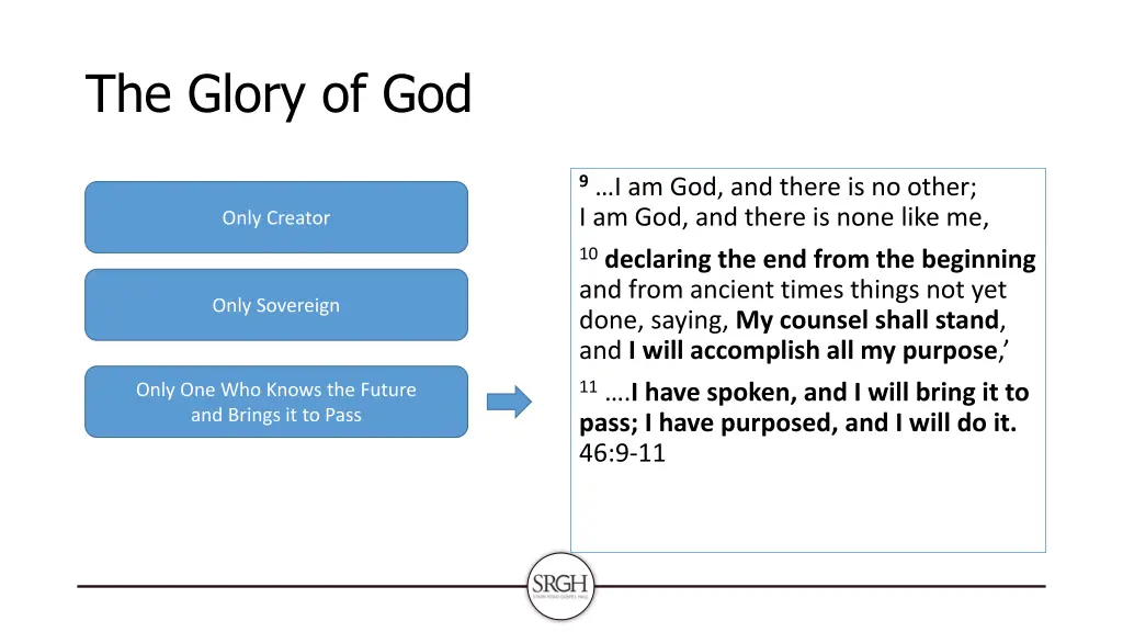 the glory of god 5