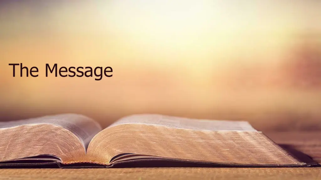the message