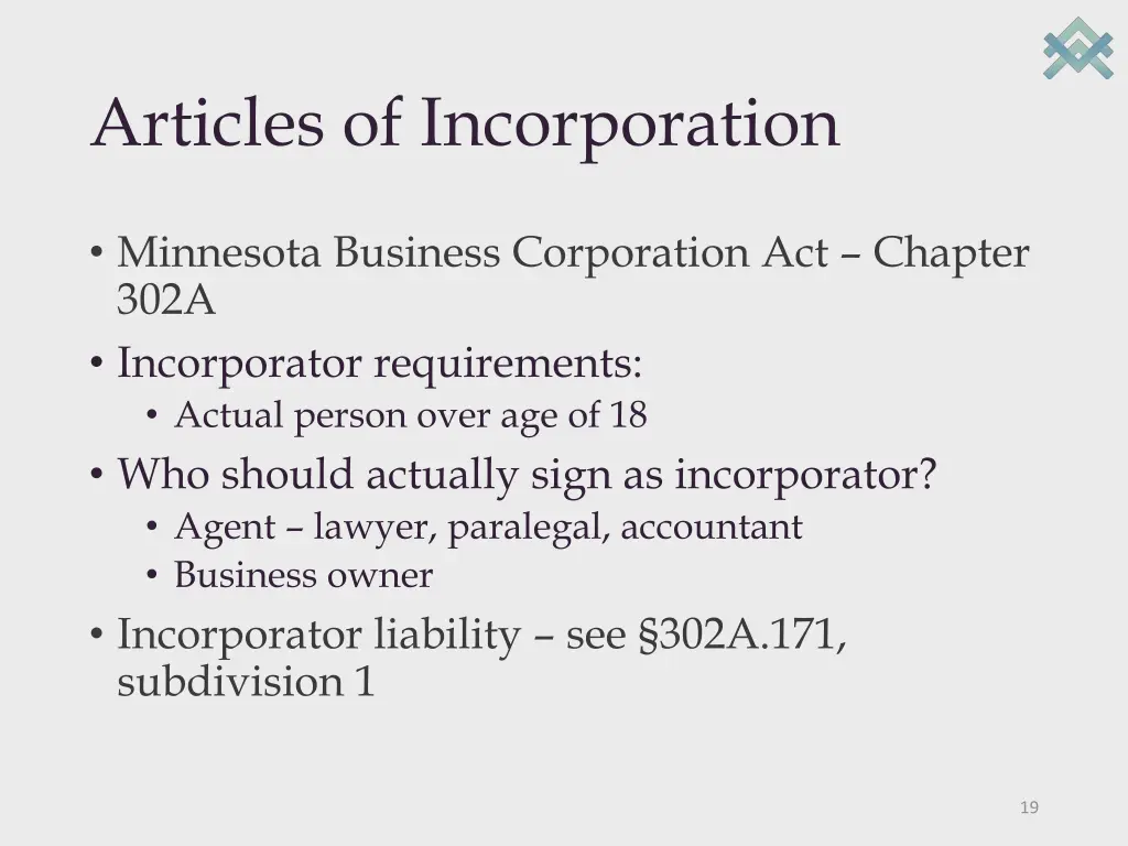articles of incorporation 1