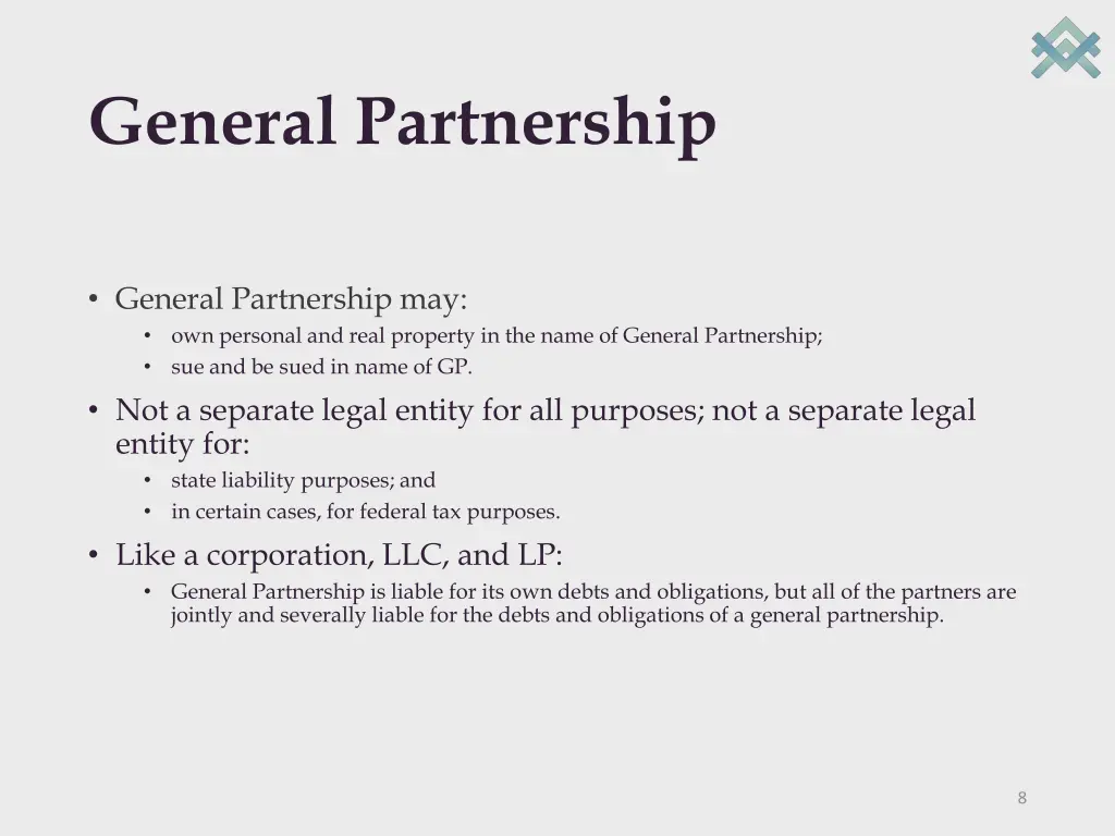 general partnership 1