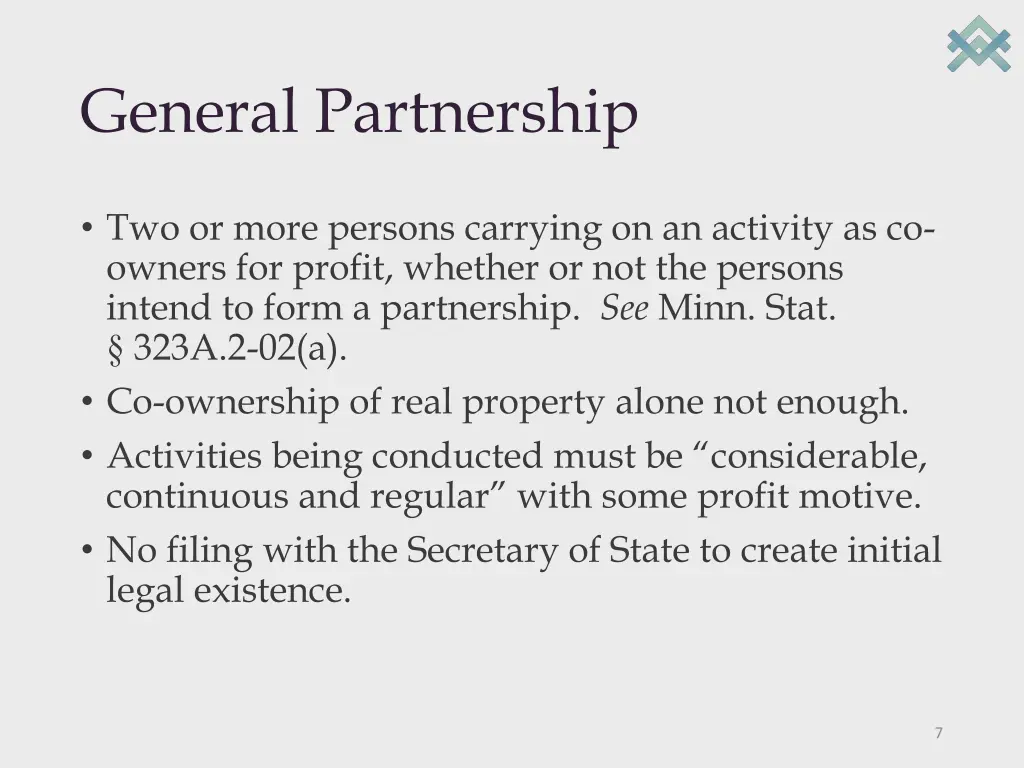 general partnership