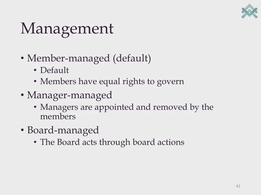 management