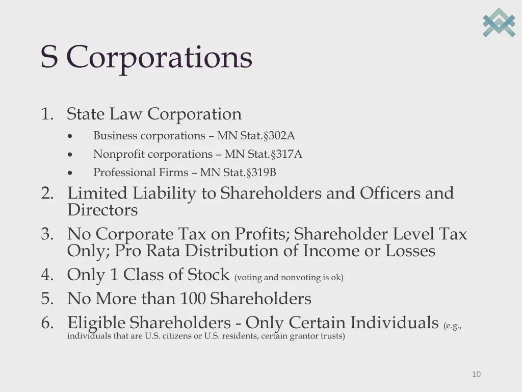 s corporations
