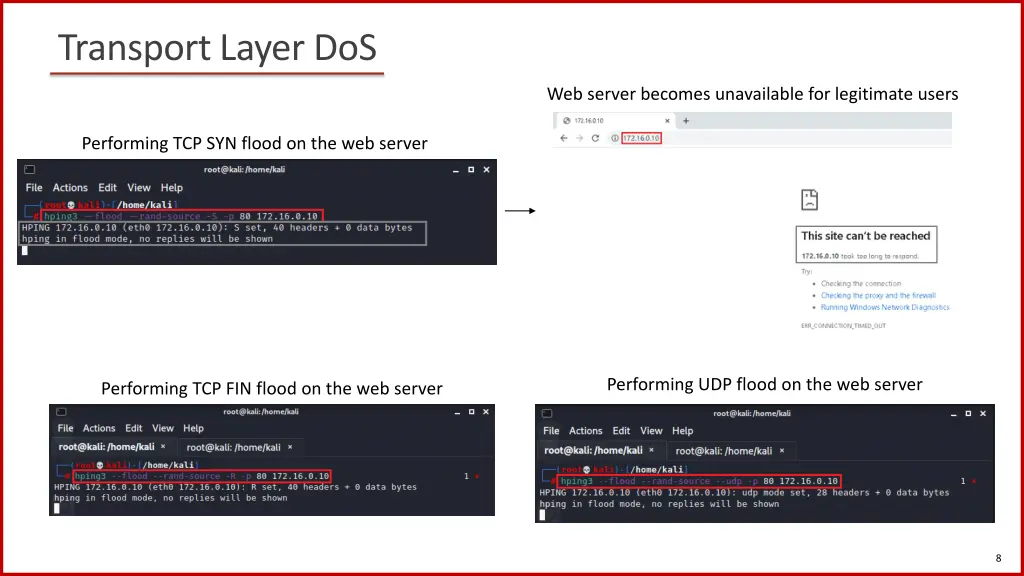 transport layer dos