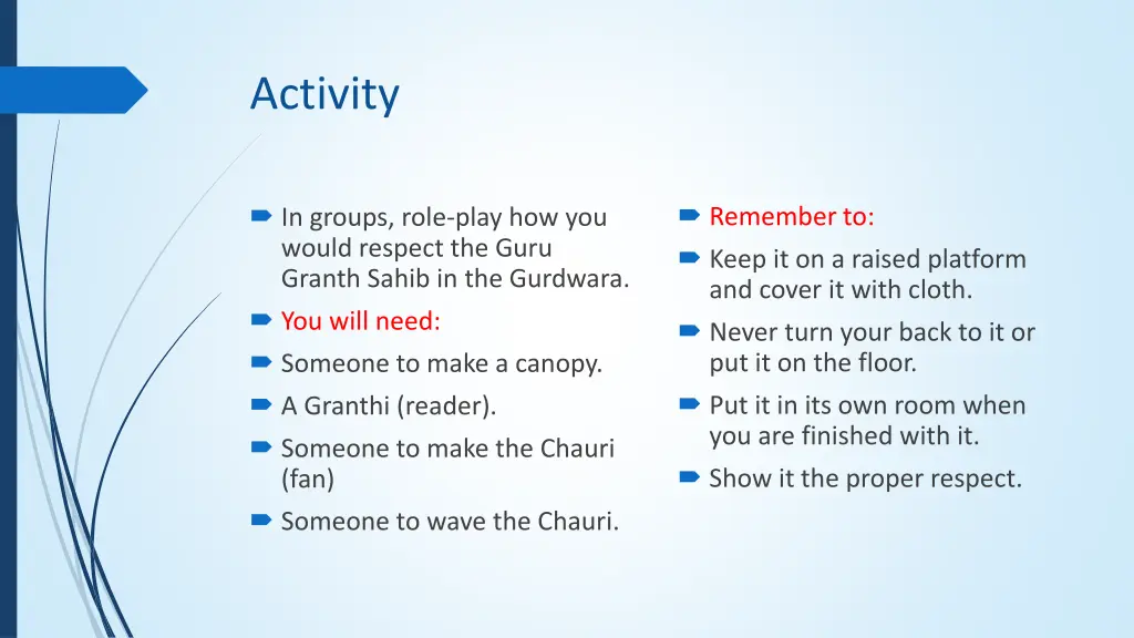activity