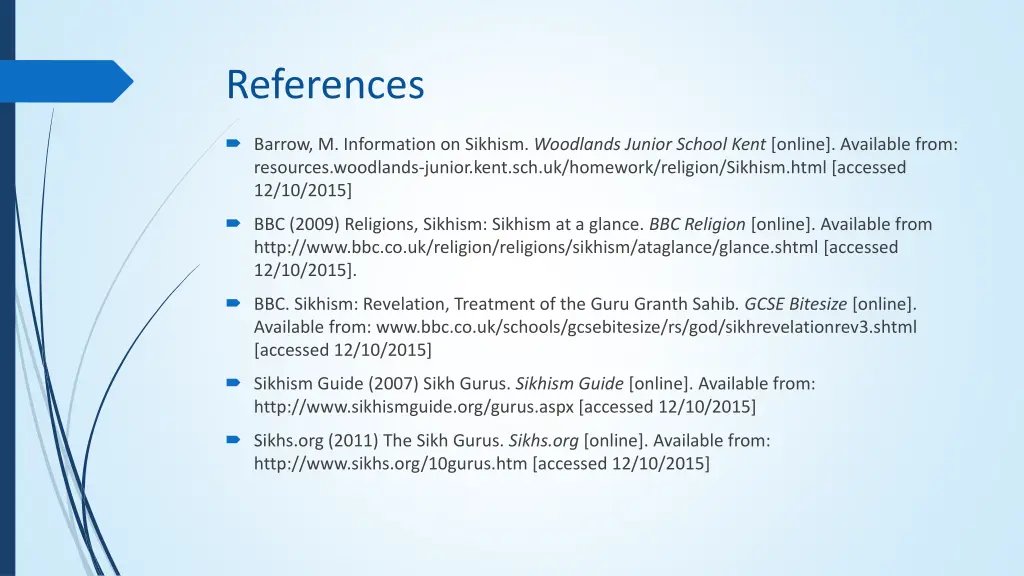 references
