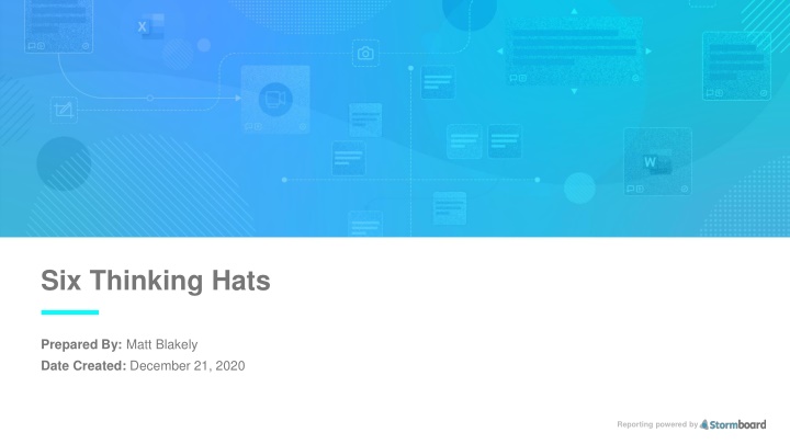 six thinking hats