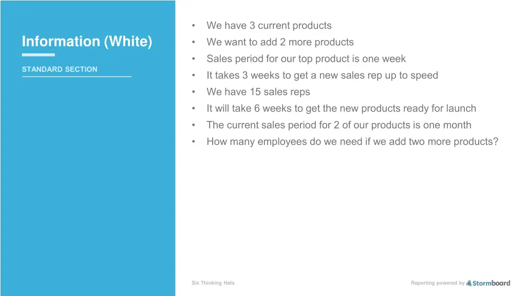 we have 3 current products we want to add 2 more