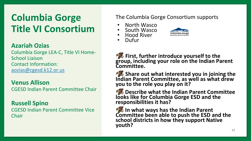 columbia gorge title vi consortium