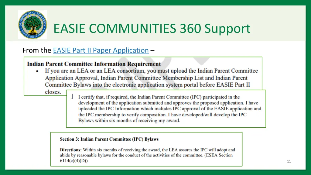 easie communities 360 support