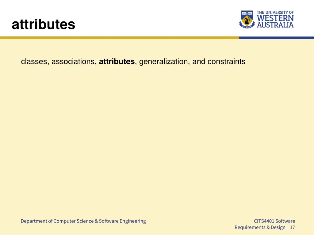 attributes
