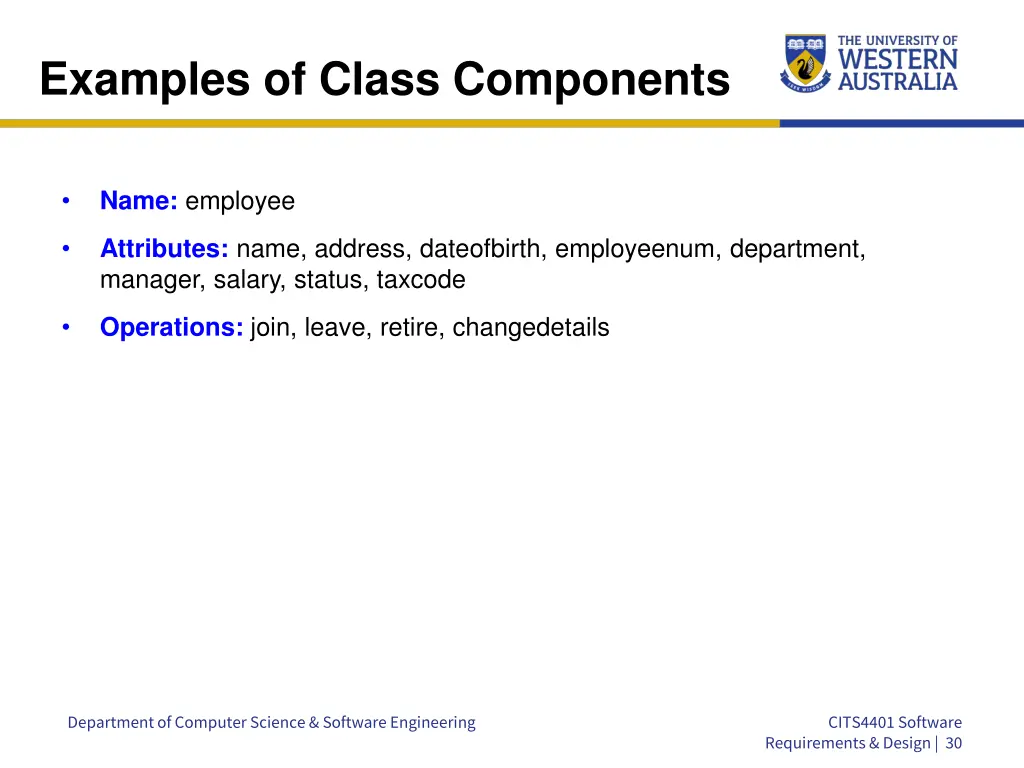 examples of class components