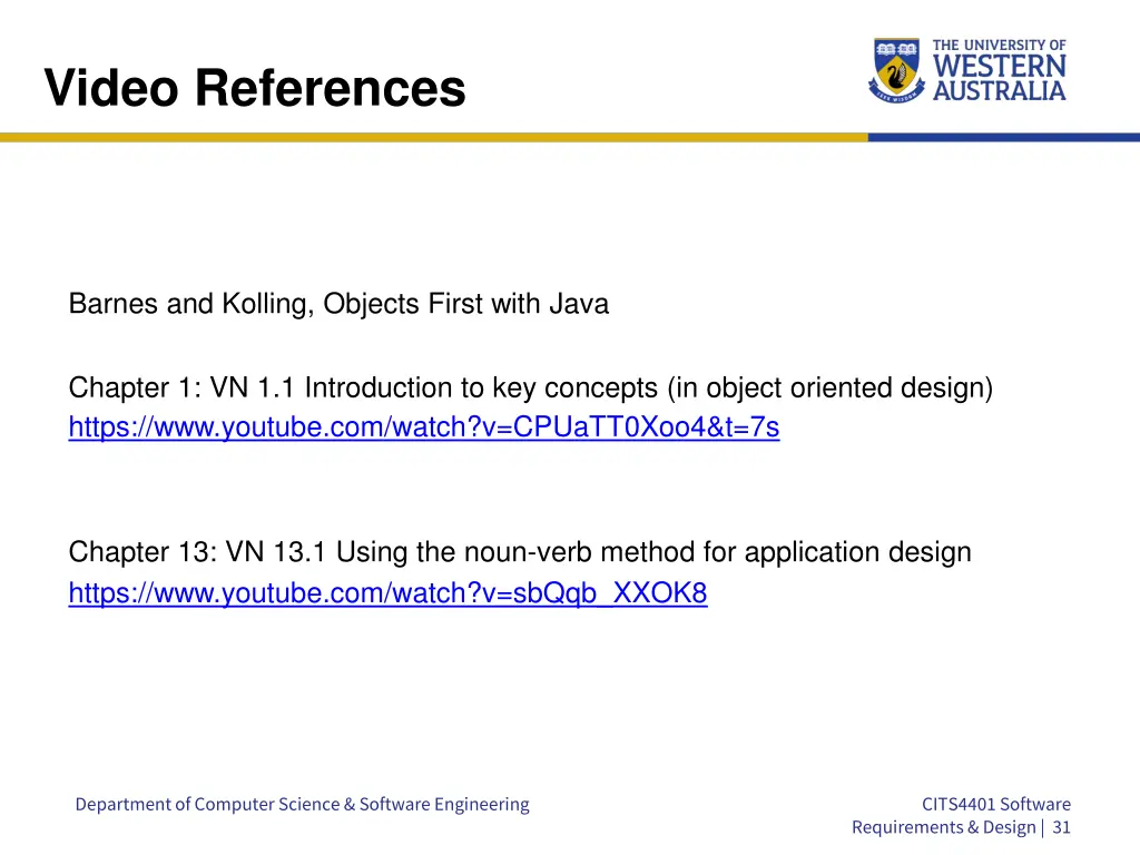 video references