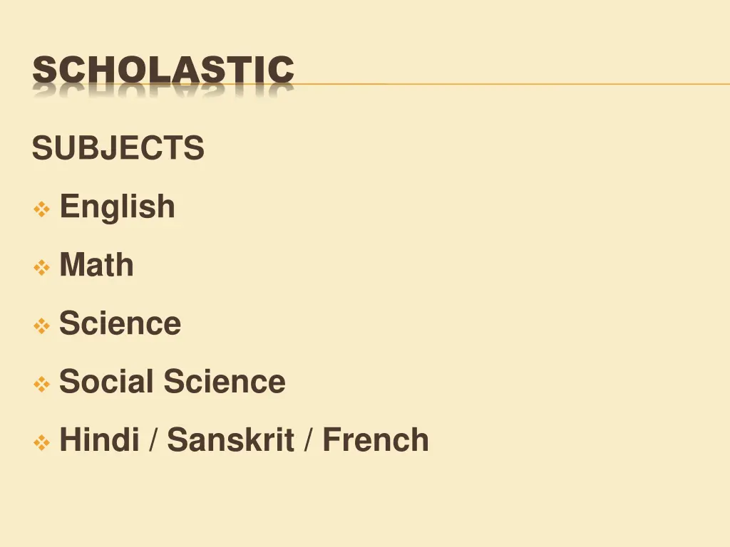 scholastic