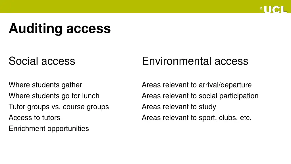 auditing access