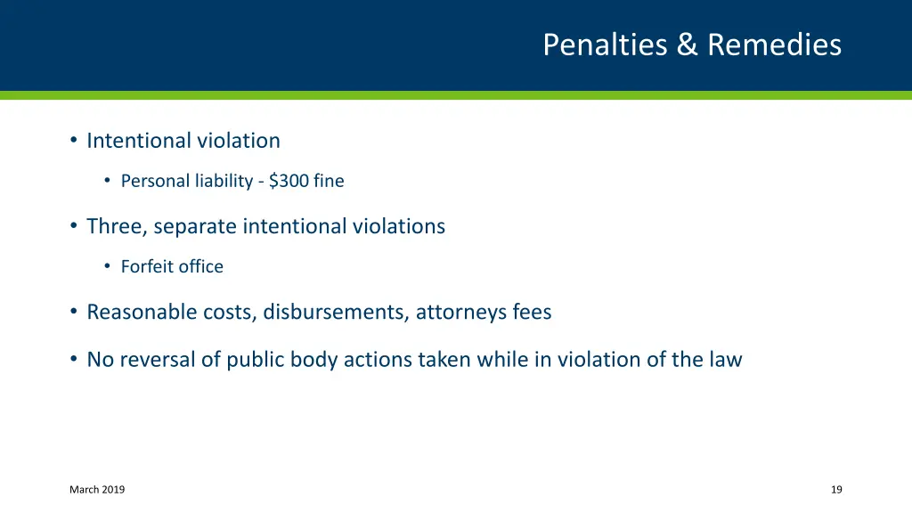 penalties remedies