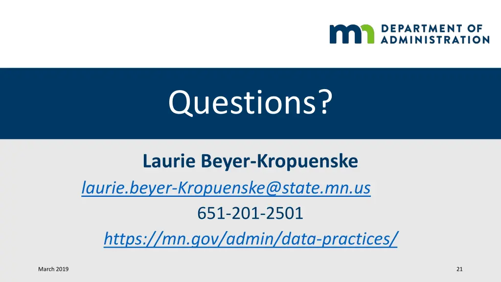 questions