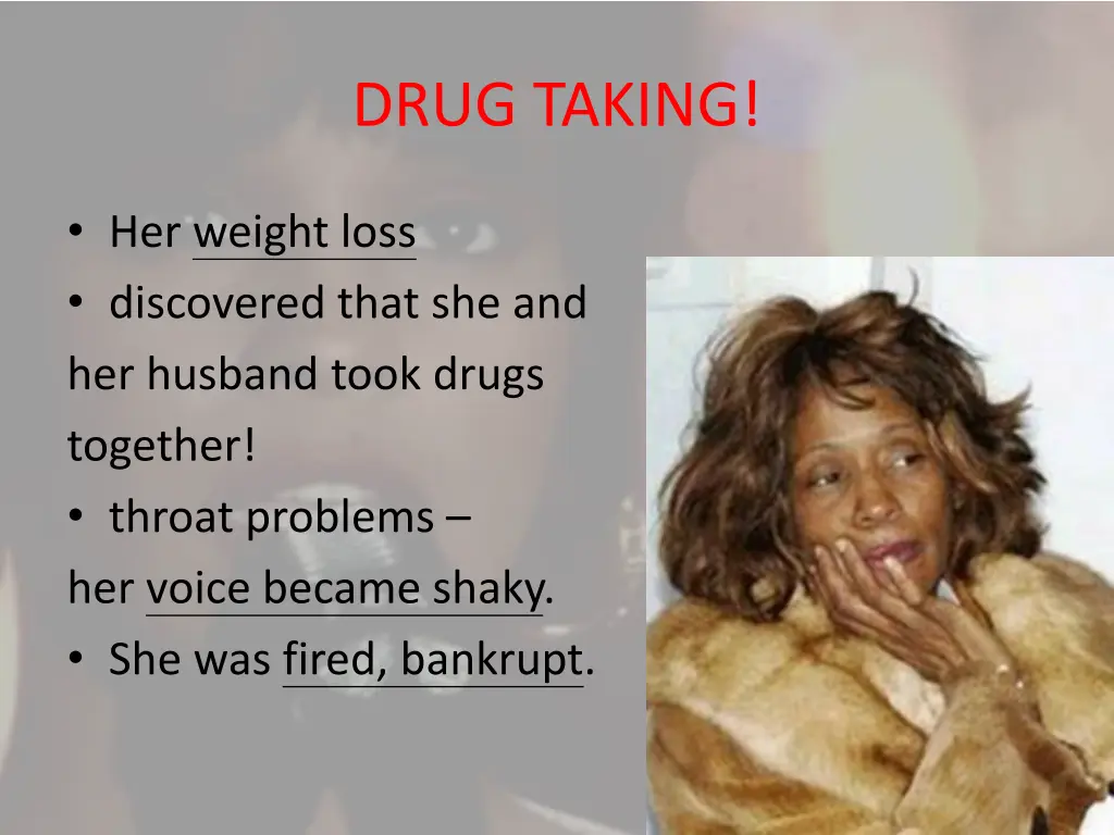 drug taking
