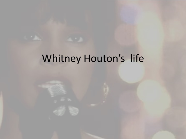 whitney h outon s life