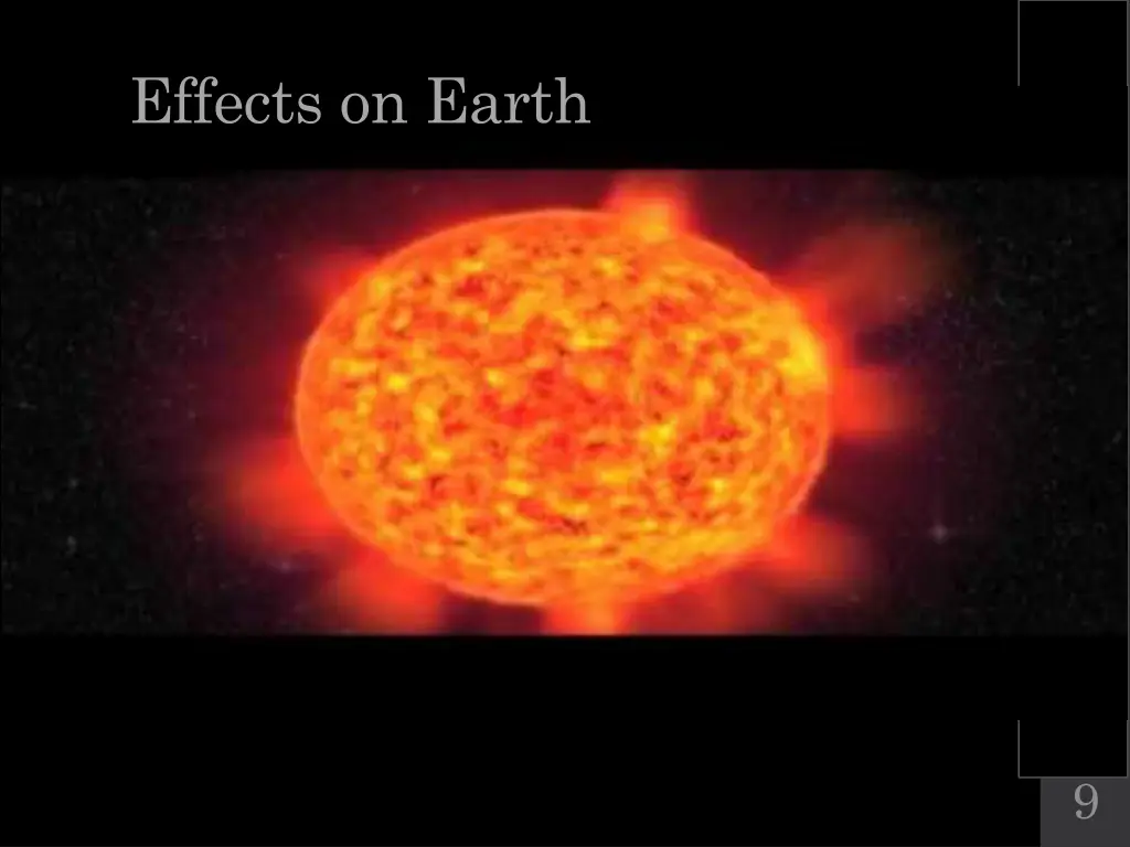 effects on earth