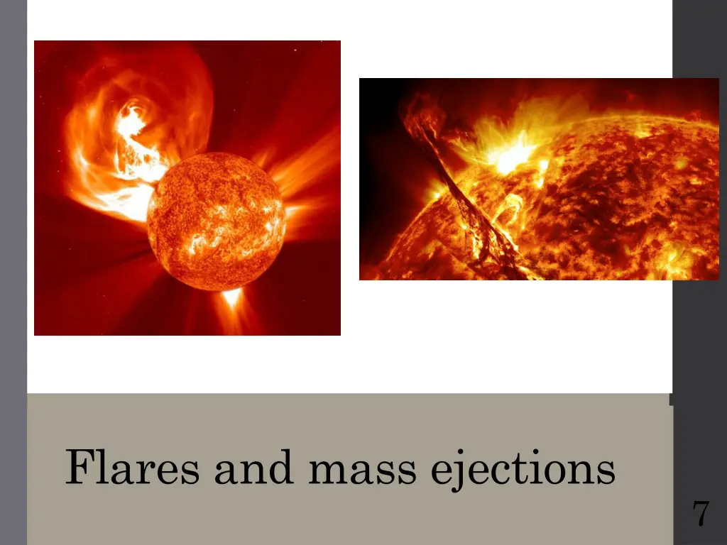 flares and mass ejections