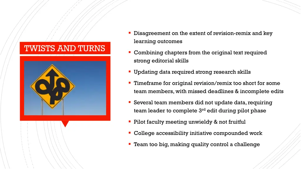 disagreement on the extent of revision remix
