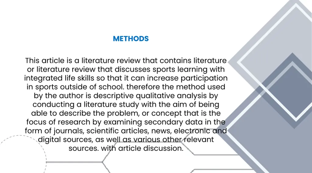 methods