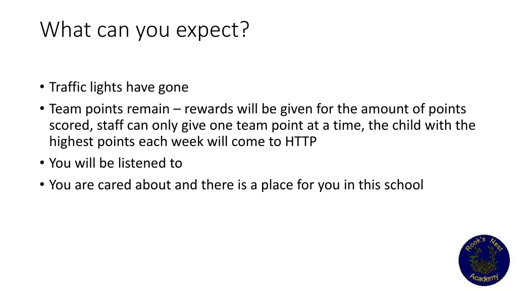 what can you expect