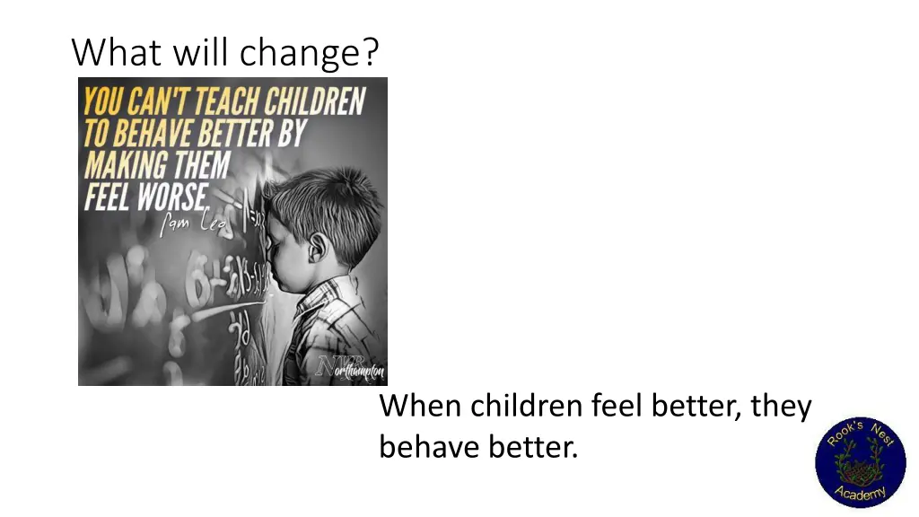 what will change