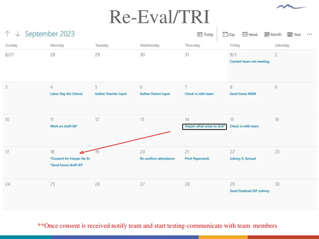 re eval tri