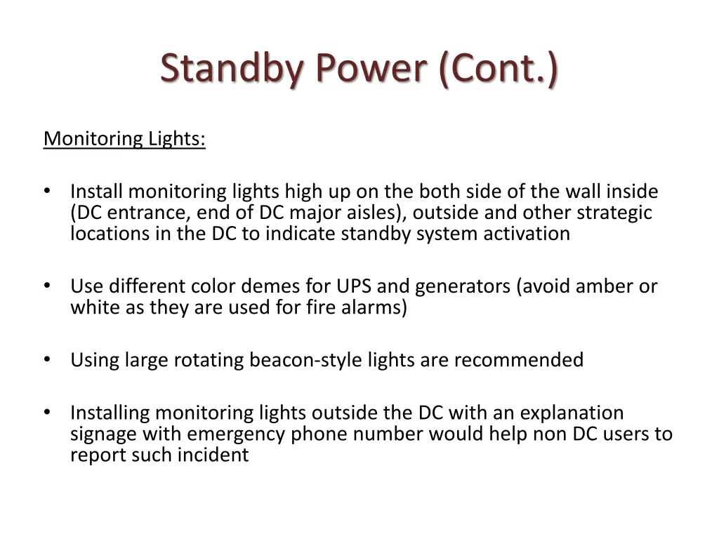 standby power cont 2