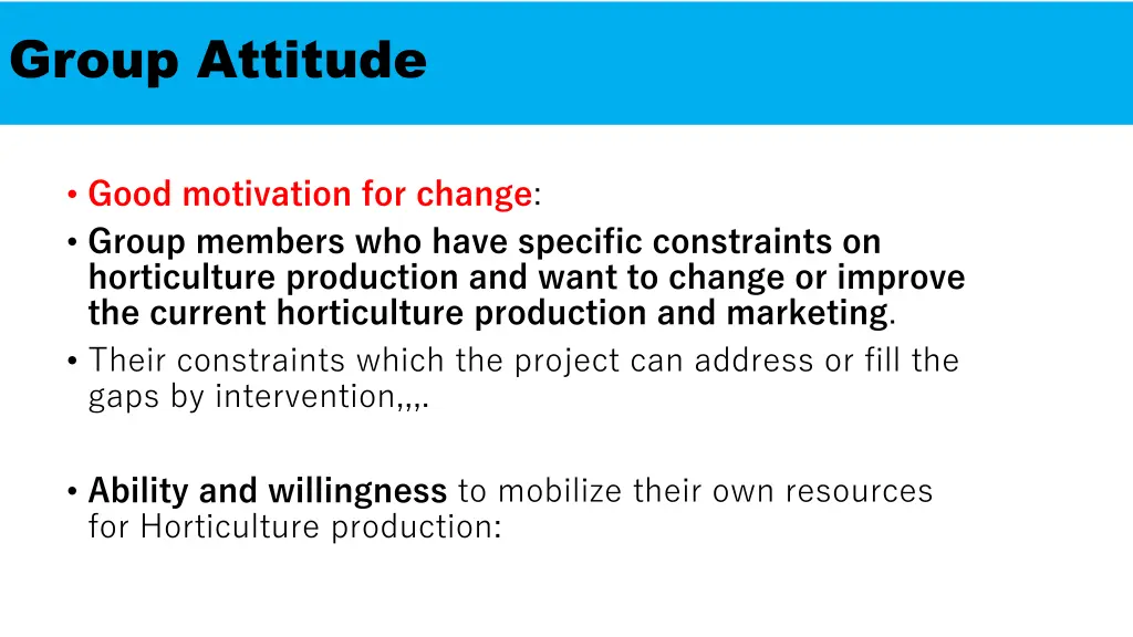 group attitude 1
